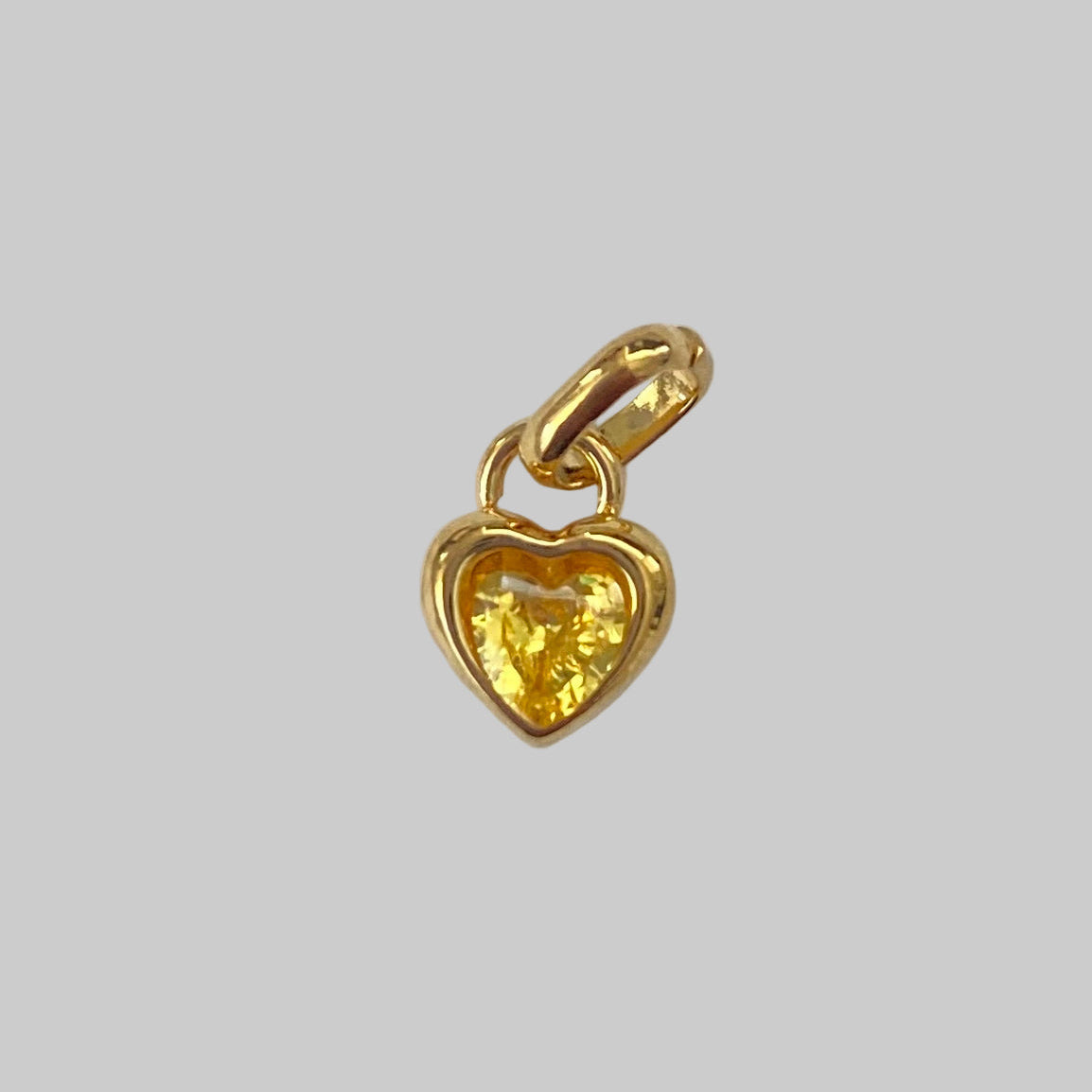 Birthstone Heart Charms