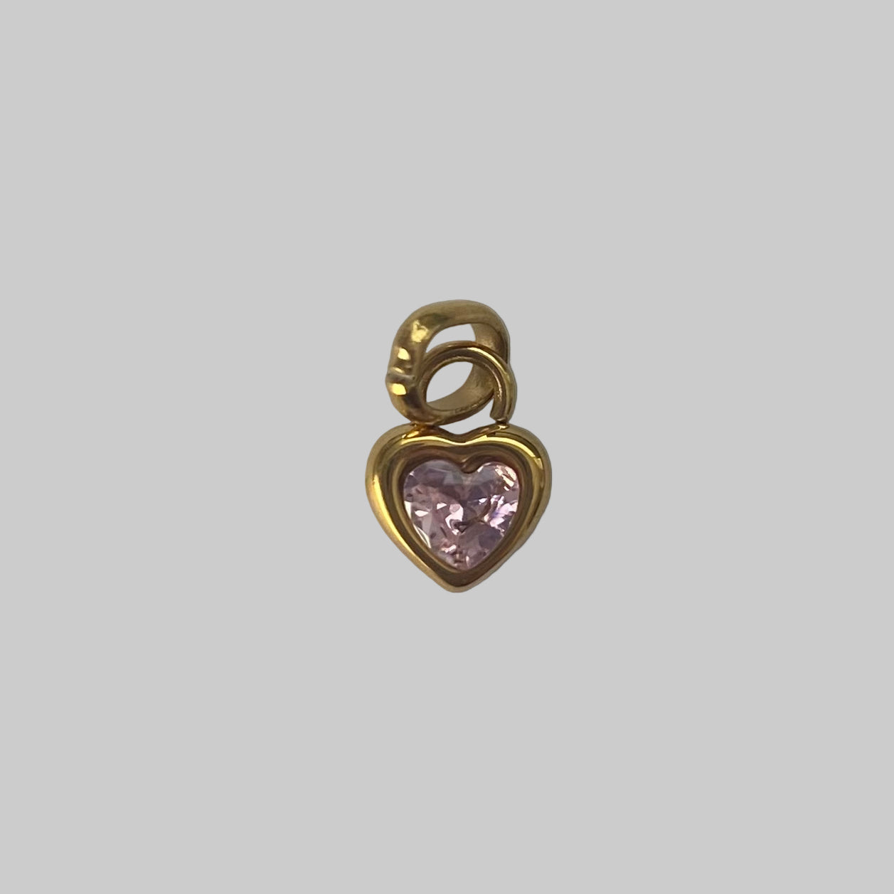 Birthstone Heart Charms