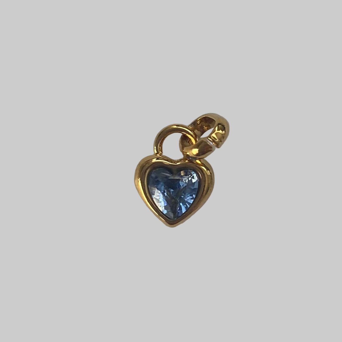 Birthstone Heart Charms