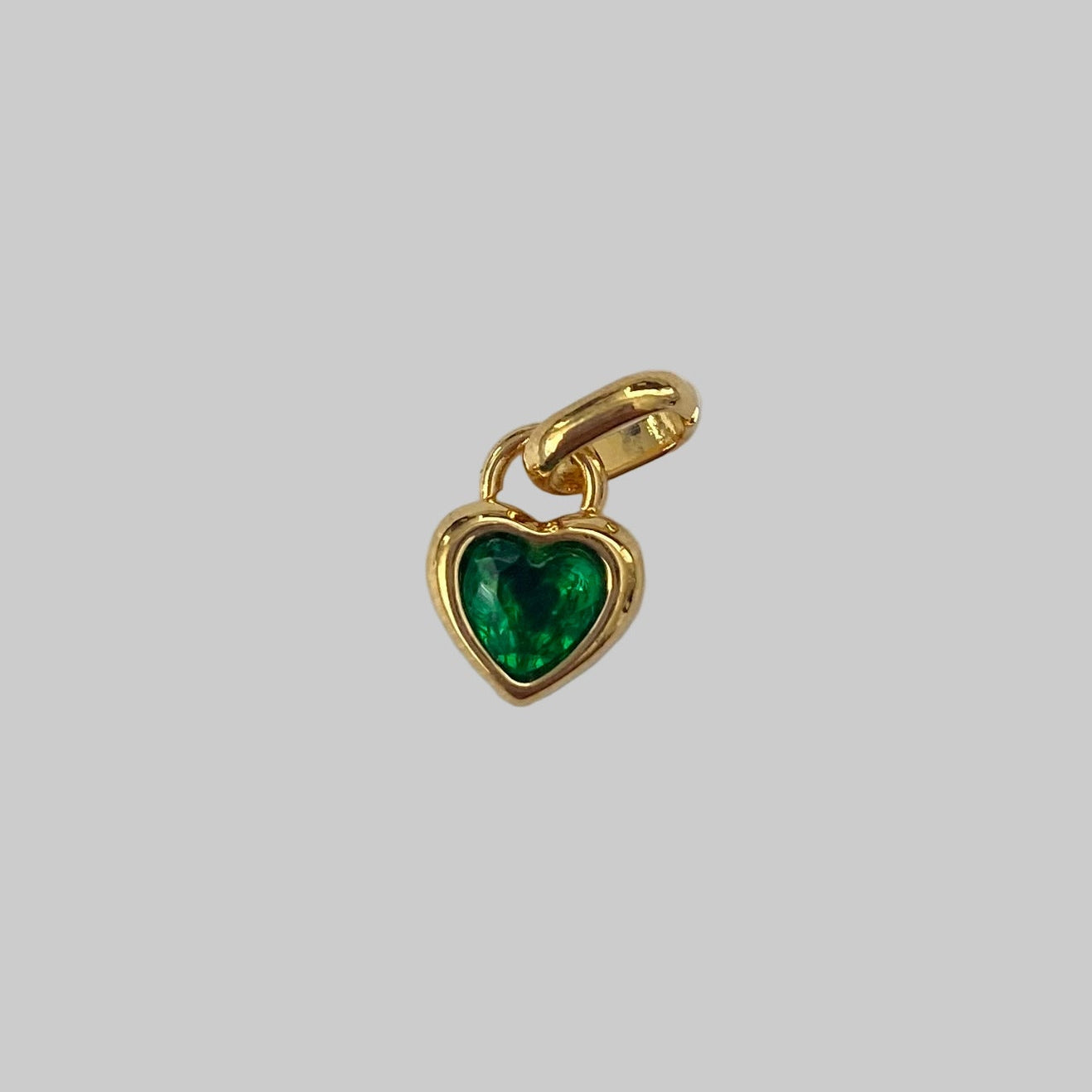 Birthstone Heart Charms