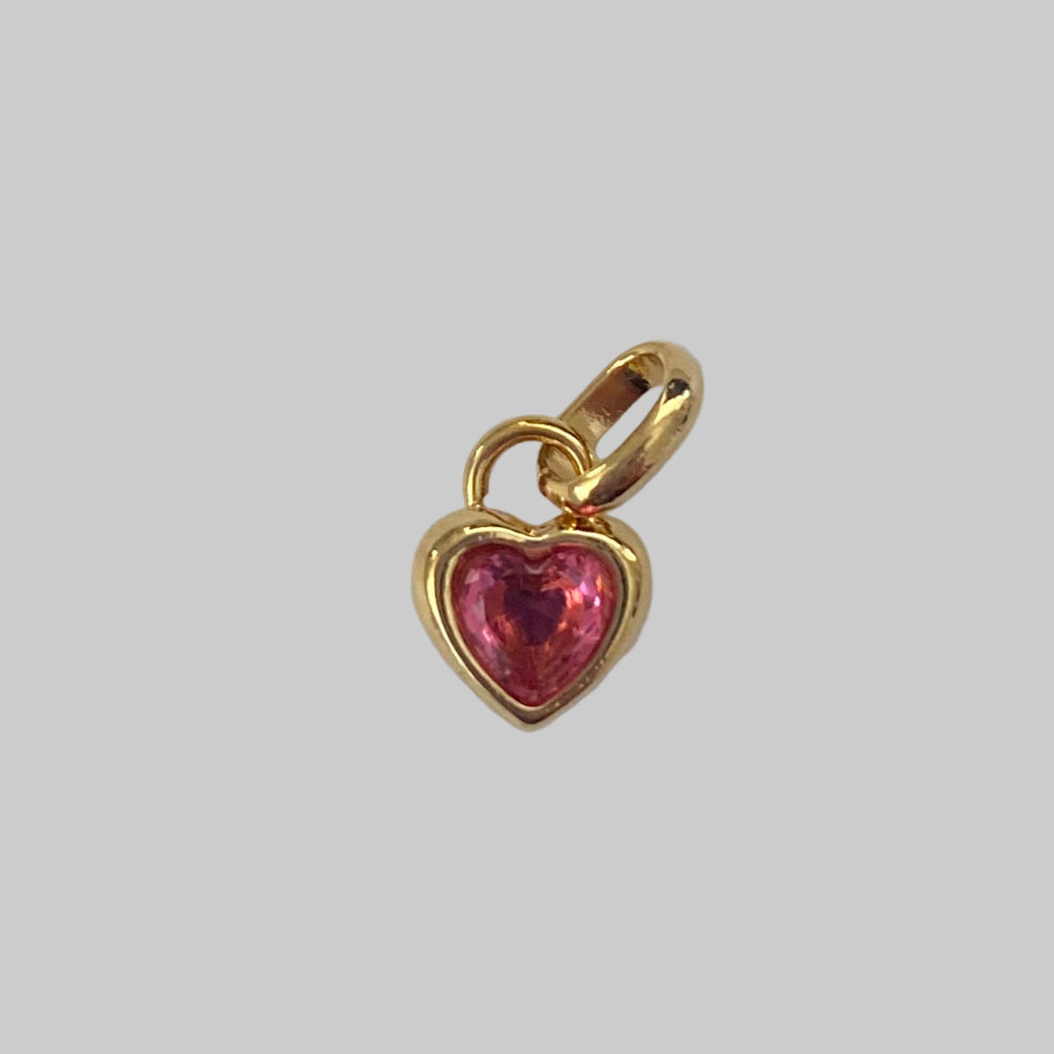 Birthstone Heart Charms